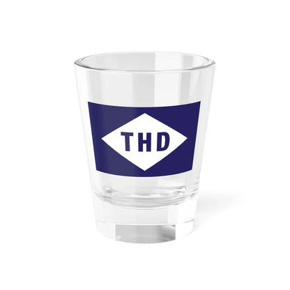 Flag of the Transport  Harbours Department THD Guyana (Guyana) Shot Glass 1.5oz 1.5oz - Go Mug Yourself