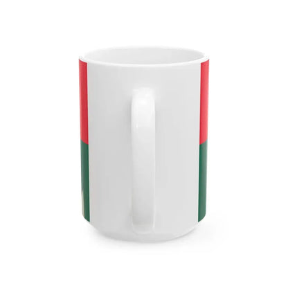 Flag of the Trinomool Bangladesh National Party (Bangladesh) White Coffee Mug - Go Mug Yourself