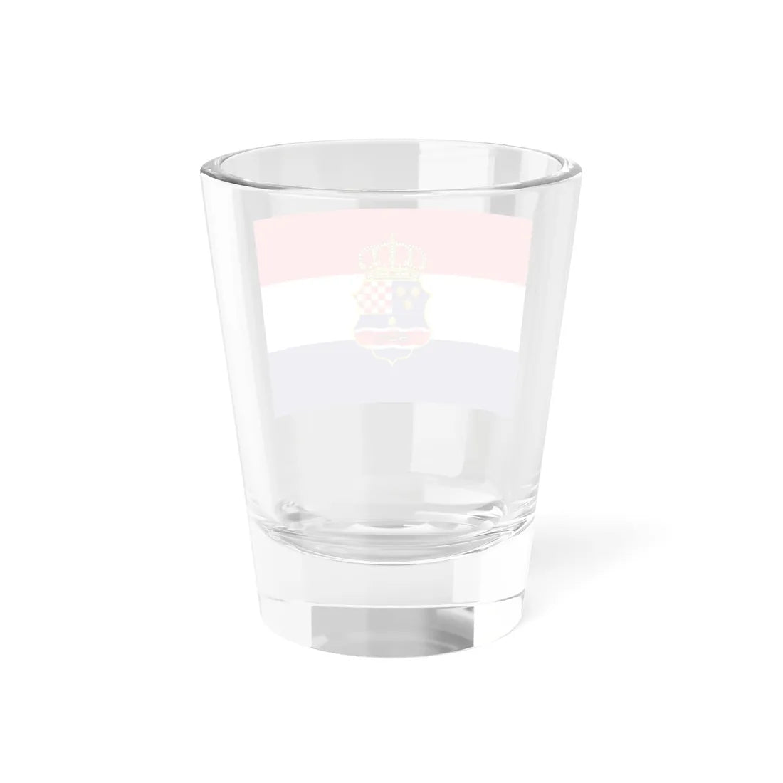 Flag of the Triune Kingdom of Croatia Slavonia and Dalmatia (Austria) Shot Glass 1.5oz - Go Mug Yourself