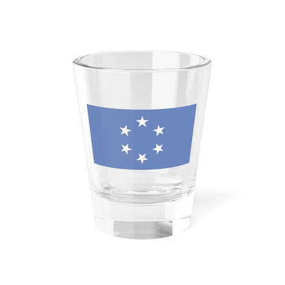 Flag of the Trust Territory of the Pacific Islands (United States) Shot Glass 1.5oz 1.5oz - Go Mug Yourself