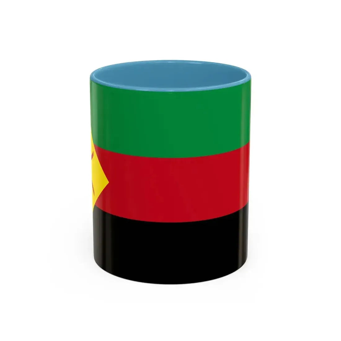 Flag of The Tuareg people Flag of Azawad - Accent Coffee Mug 11oz Light Blue - Go Mug Yourself