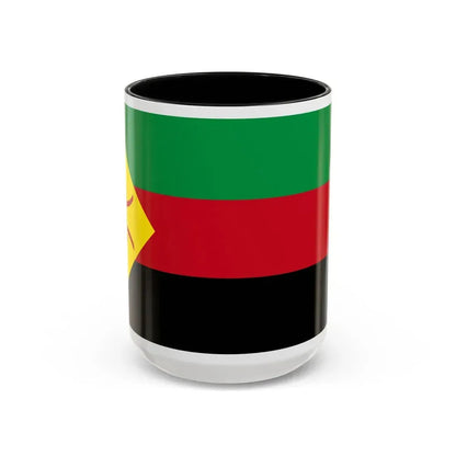 Flag of The Tuareg people Flag of Azawad - Accent Coffee Mug 15oz Black - Go Mug Yourself