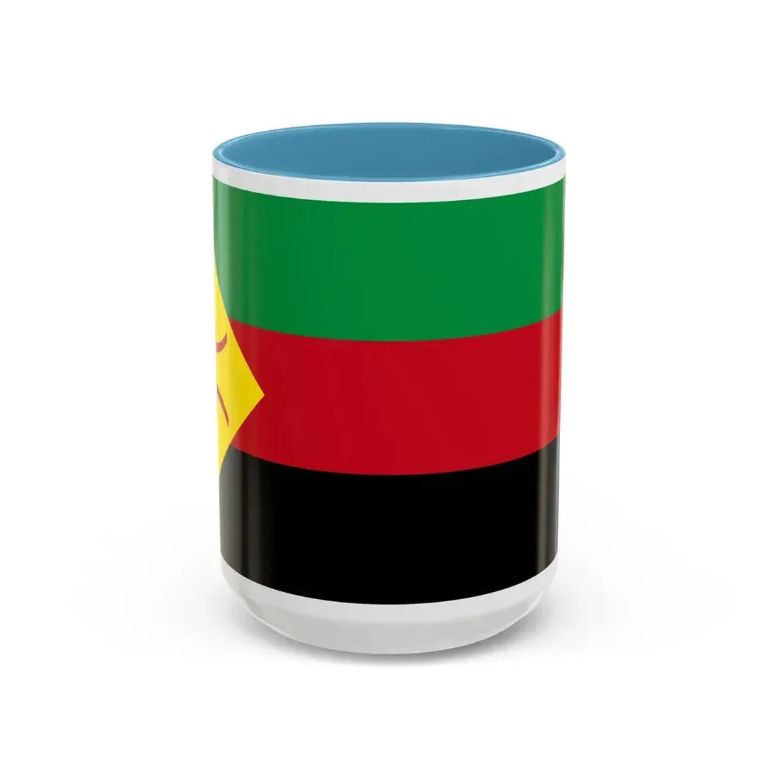 Flag of The Tuareg people Flag of Azawad - Accent Coffee Mug 15oz Light Blue - Go Mug Yourself