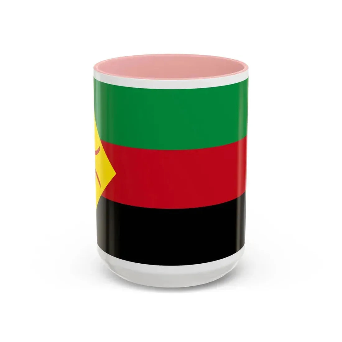 Flag of The Tuareg people Flag of Azawad - Accent Coffee Mug 15oz Pink - Go Mug Yourself