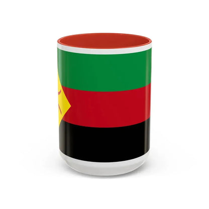 Flag of The Tuareg people Flag of Azawad - Accent Coffee Mug 15oz Red - Go Mug Yourself