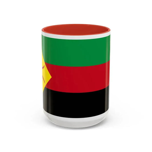 Flag of The Tuareg people Flag of Azawad - Accent Coffee Mug 15oz Red - Go Mug Yourself
