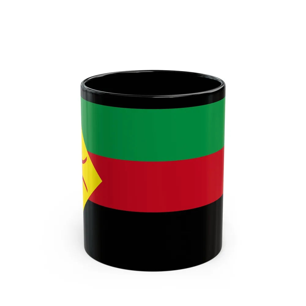 Flag of The Tuareg people Flag of Azawad - Black Coffee Mug-11oz-Go Mug Yourself