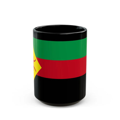 Flag of The Tuareg people Flag of Azawad - Black Coffee Mug-15oz-Go Mug Yourself