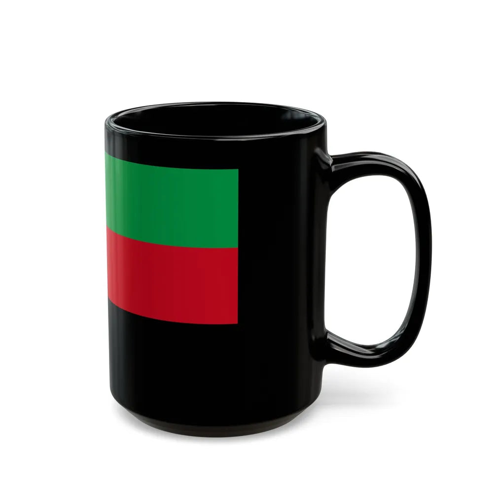 Flag of The Tuareg people Flag of Azawad - Black Coffee Mug-Go Mug Yourself