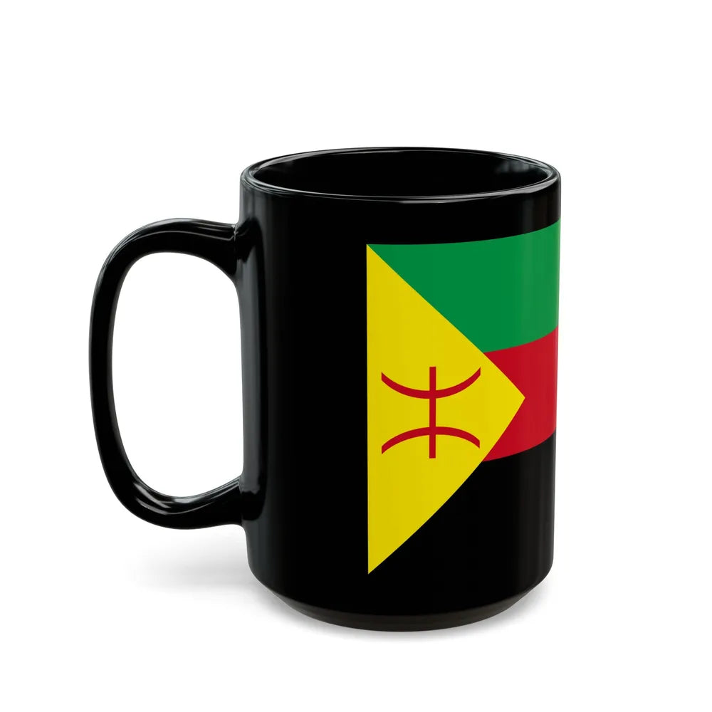 Flag of The Tuareg people Flag of Azawad - Black Coffee Mug-Go Mug Yourself