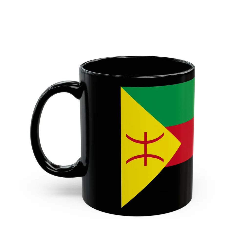 Flag of The Tuareg people Flag of Azawad - Black Coffee Mug-Go Mug Yourself