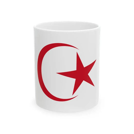 Flag of the Tunku Bendahara of Johor (Malaysia) White Coffee Mug 11oz - Go Mug Yourself
