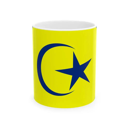 Flag of the Tunku Temenggong of Johor (Malaysia) White Coffee Mug 11oz - Go Mug Yourself