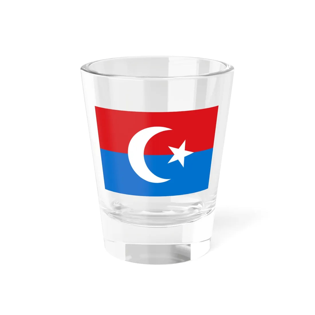 Flag of the Turkestan Kokand Autonomy (Uzbekistan) Shot Glass 1.5oz 1.5oz - Go Mug Yourself