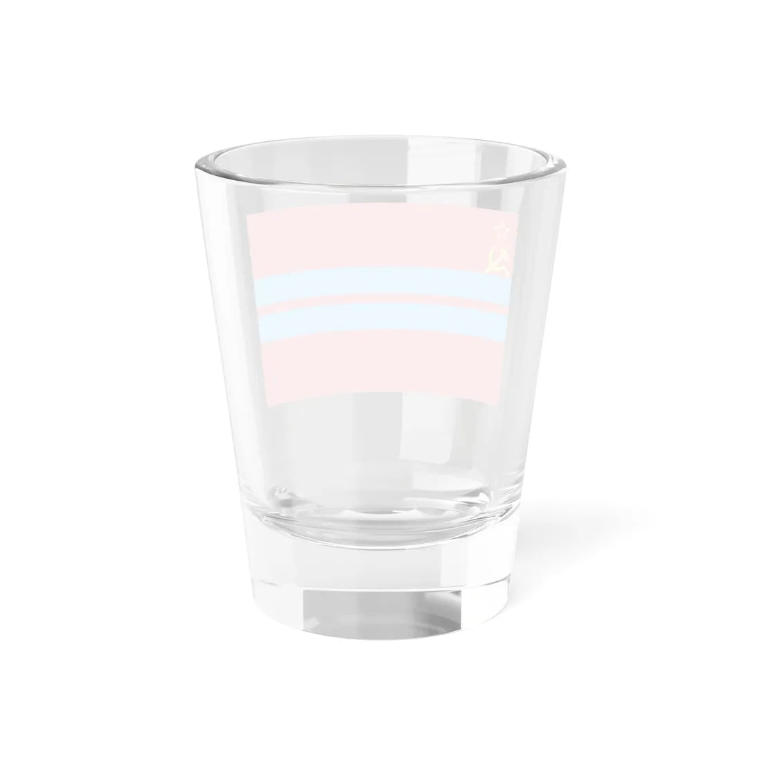 Flag of the Turkmen Soviet Socialist Republic 1973-1991 Flag of Turkmenistan 19911992 2-3 (Turkmenistan) Shot Glass 1.5oz - Go Mug Yourself