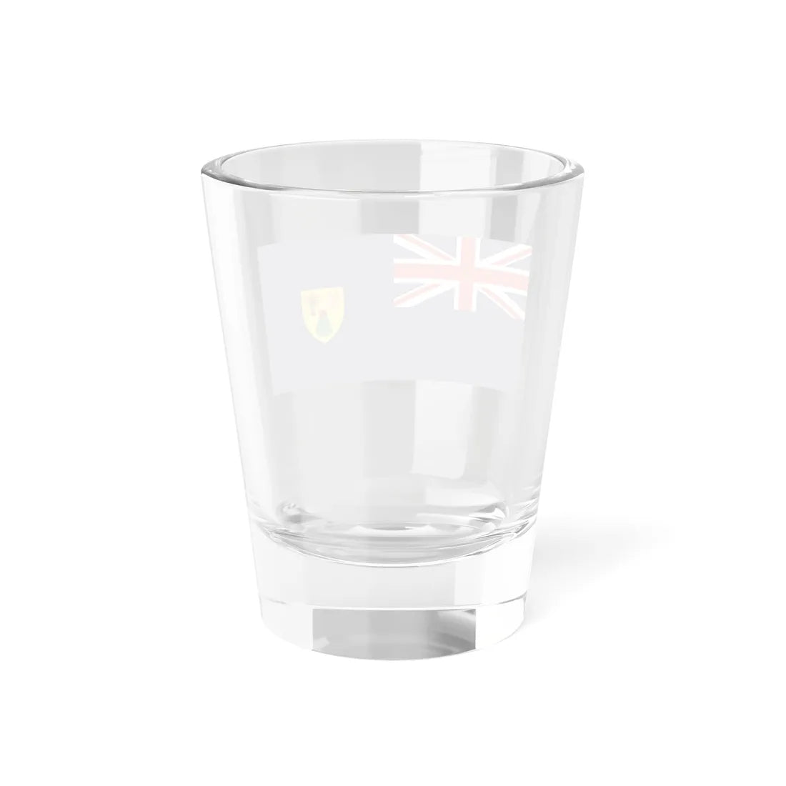 Flag of the Turks and Caicos Islands 1968-1999 (United Kingdom) Shot Glass 1.5oz - Go Mug Yourself
