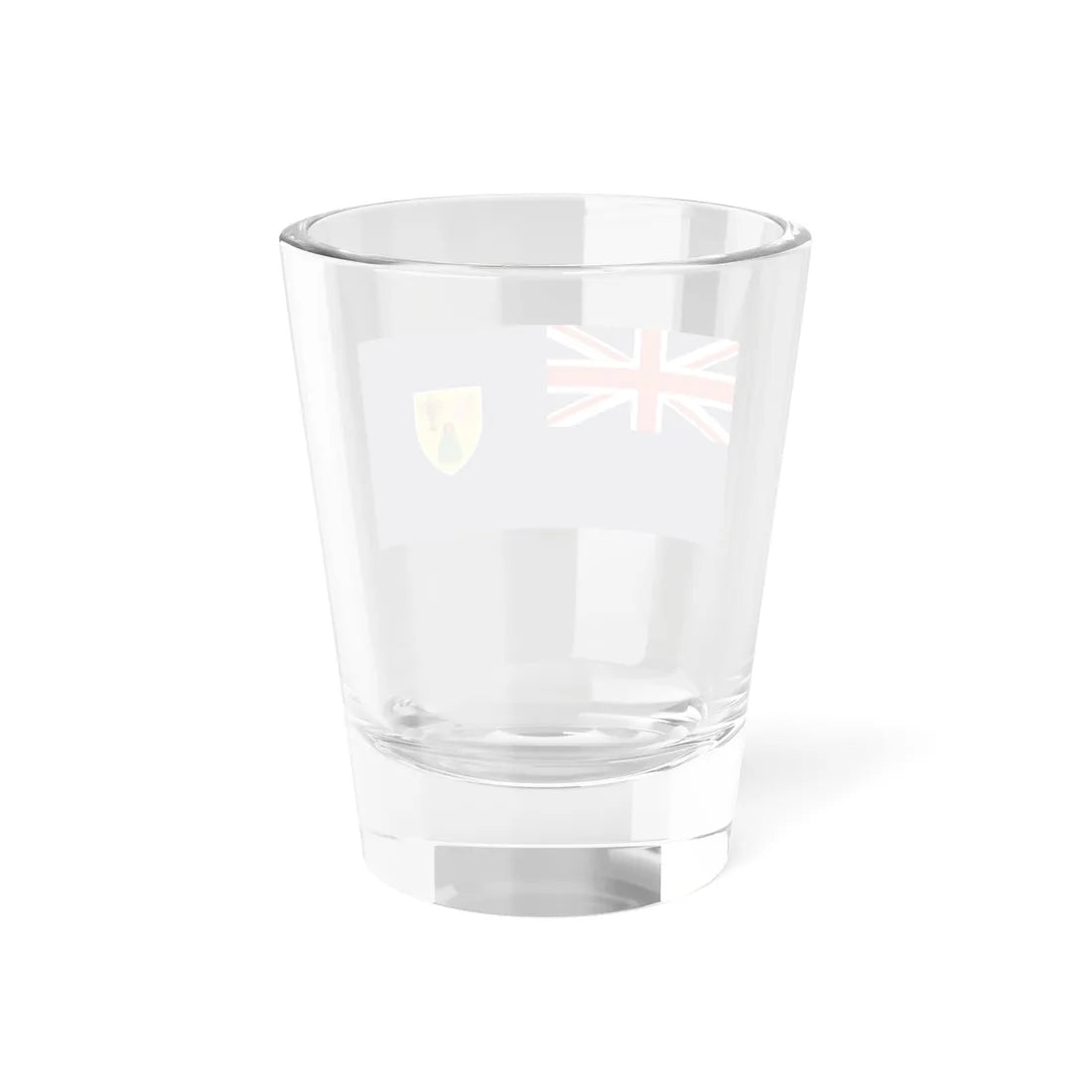 Flag of the Turks and Caicos Islands (United Kingdom) Shot Glass 1.5oz - Go Mug Yourself