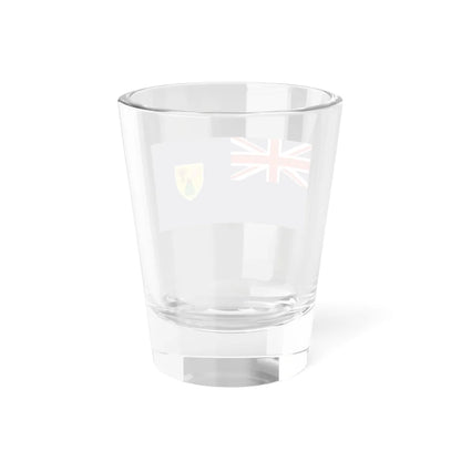 Flag of the Turks and Caicos Islands (United Kingdom) Shot Glass 1.5oz - Go Mug Yourself