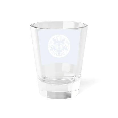 Flag of the Uesugi Lords of Yonezawa in Dewa Province A (Japan) Shot Glass 1.5oz - Go Mug Yourself