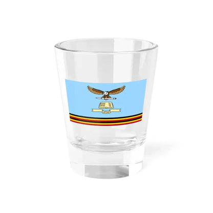 Flag of the Uganda Peoples Defence Air Force (Uganda) Shot Glass 1.5oz 1.5oz - Go Mug Yourself