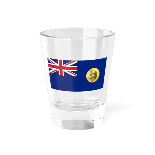 Flag of the Uganda Protectorate (Uganda) Shot Glass 1.5oz 1.5oz - Go Mug Yourself