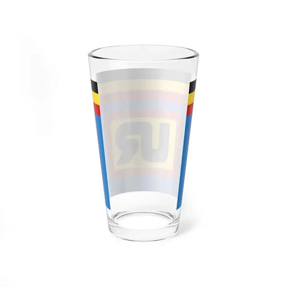 Flag of the Uganda Railways Corporation (Uganda) Pint Glass 16oz - Go Mug Yourself
