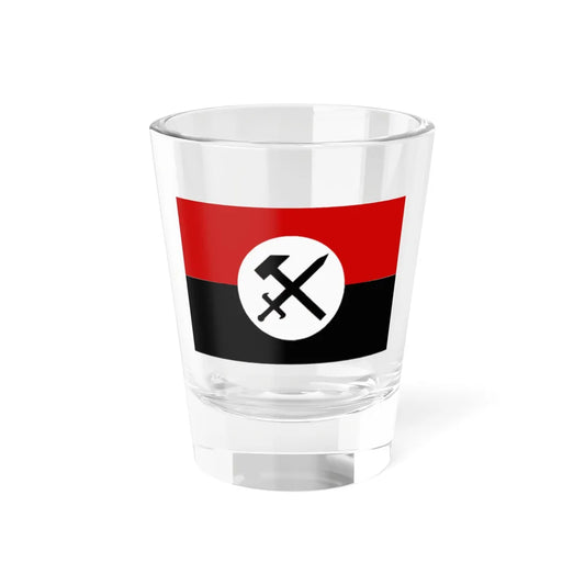 Flag of the Ukrainian National Labor Party (Ukraine) Shot Glass 1.5oz 1.5oz - Go Mug Yourself