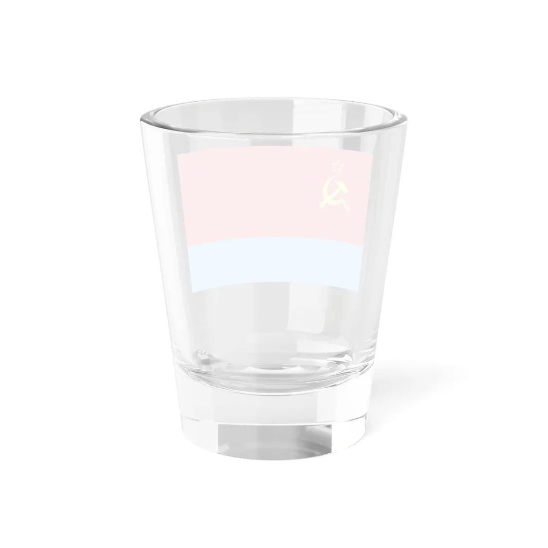 Flag of the Ukrainian Soviet Socialist Republic 1949-1991 3-2 (Ukraine) Shot Glass 1.5oz - Go Mug Yourself