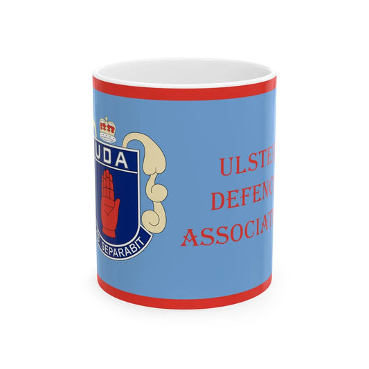 Flag of the Ulster Defence Association (Ireland) White Coffee Mug 11oz - Go Mug Yourself