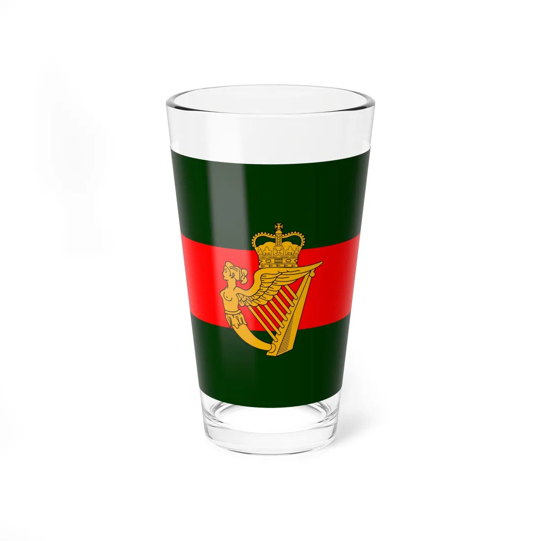Flag of the Ulster Defence Regiment (Ireland) Pint Glass 16oz 16oz - Go Mug Yourself