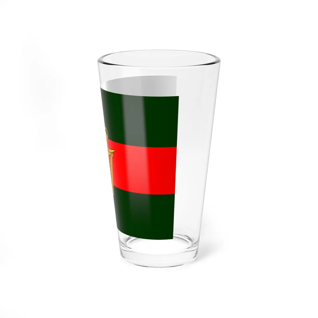 Flag of the Ulster Defence Regiment (Ireland) Pint Glass 16oz - Go Mug Yourself