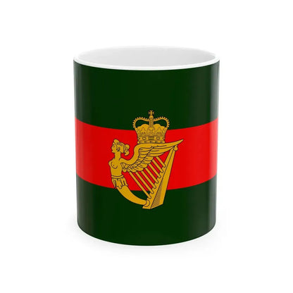 Flag of the Ulster Defence Regiment (Ireland) White Coffee Mug 11oz - Go Mug Yourself