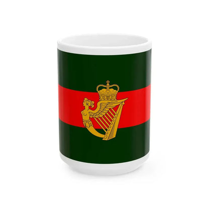 Flag of the Ulster Defence Regiment (Ireland) White Coffee Mug 15oz - Go Mug Yourself