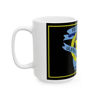 Flag of the Ulster Freedom Fighters (Ireland) White Coffee Mug - Go Mug Yourself