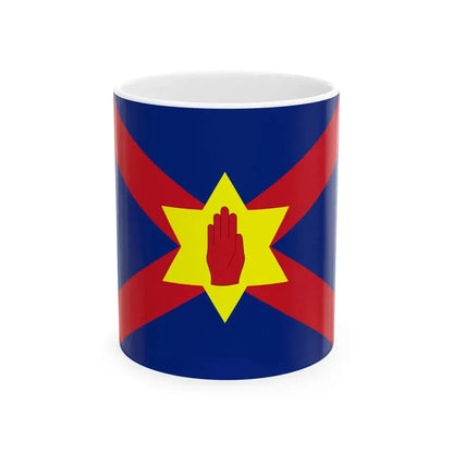 Flag of the Ulster Nation thumb closed (Ireland) White Coffee Mug 11oz - Go Mug Yourself