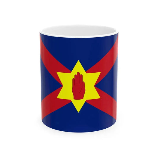 Flag of the Ulster Nation thumb closed (Ireland) White Coffee Mug 11oz - Go Mug Yourself