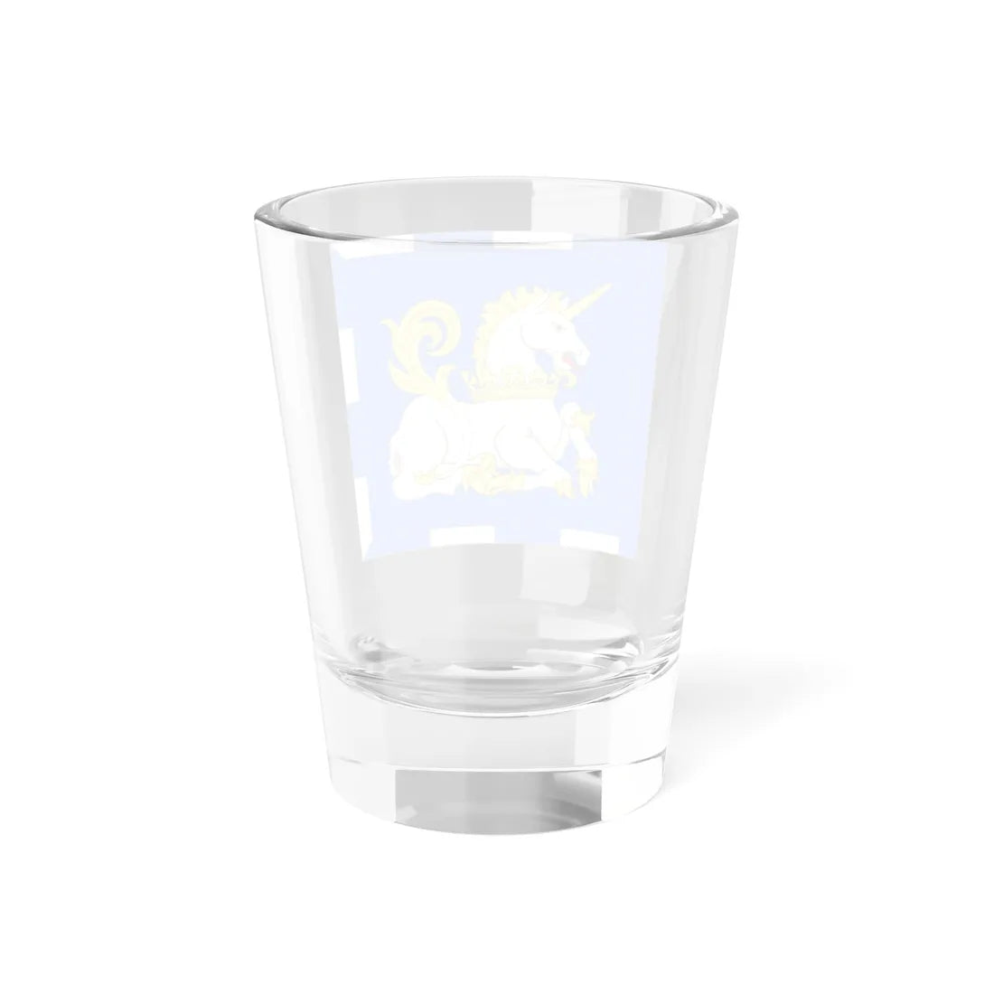Flag of the Unicorn Pursuivant of Arms (Scotland) Shot Glass 1.5oz - Go Mug Yourself