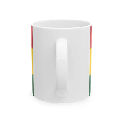 Flag of the Union of African States 1961-1962 (Ghana) White Coffee Mug - Go Mug Yourself