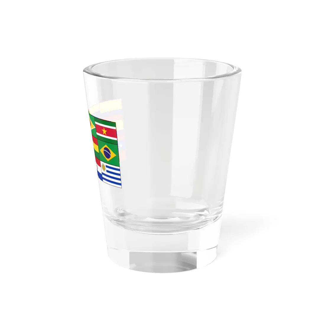 Flag of the Union of South American Nations (Bolivia) Shot Glass 1.5oz - Go Mug Yourself