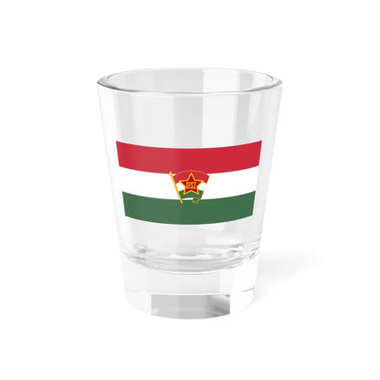 Flag of the Union of Working Youth Hungary variant (Hungary) Shot Glass 1.5oz 1.5oz - Go Mug Yourself