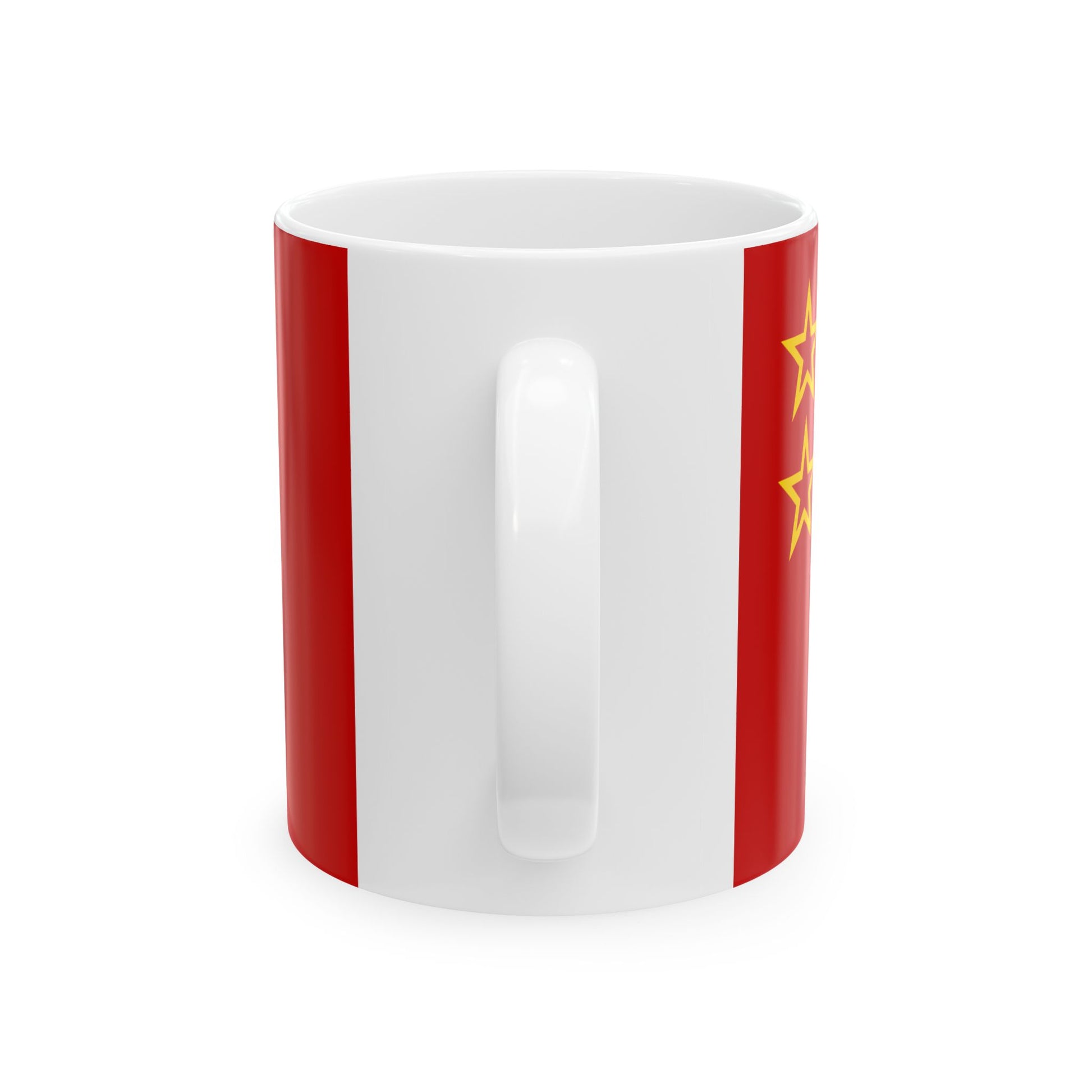 Flag of the Union State (Belarus) White Coffee Mug-Go Mug Yourself