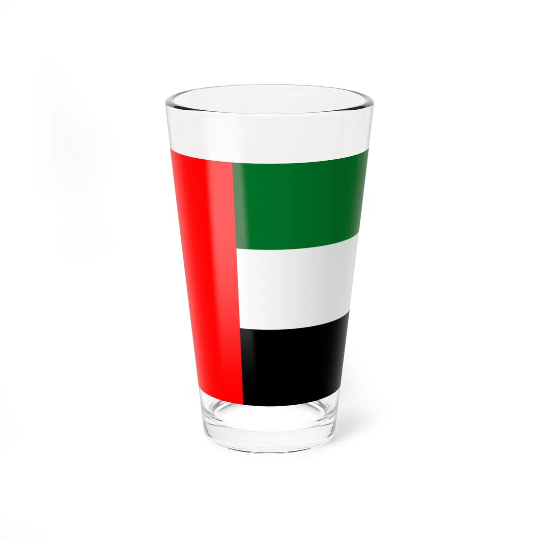 Flag of the United Arab Emirates 1-1 (United Arab Emirates) Pint Glass 16oz 16oz - Go Mug Yourself