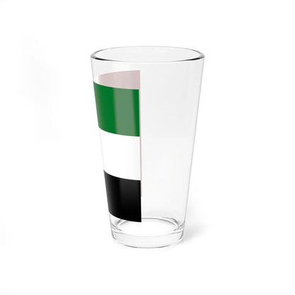 Flag of the United Arab Emirates 1-1 (United Arab Emirates) Pint Glass 16oz - Go Mug Yourself