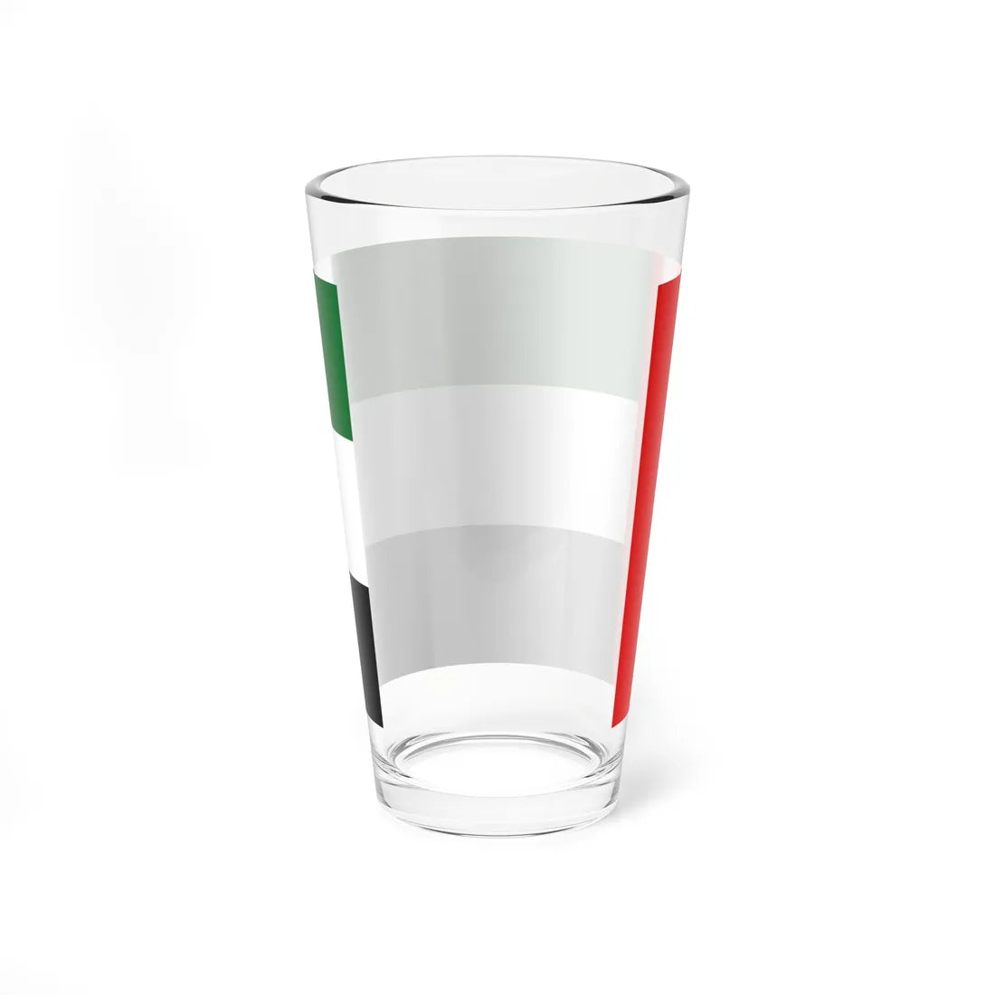 Flag of the United Arab Emirates 3-2 (United Arab Emirates) Pint Glass 16oz - Go Mug Yourself