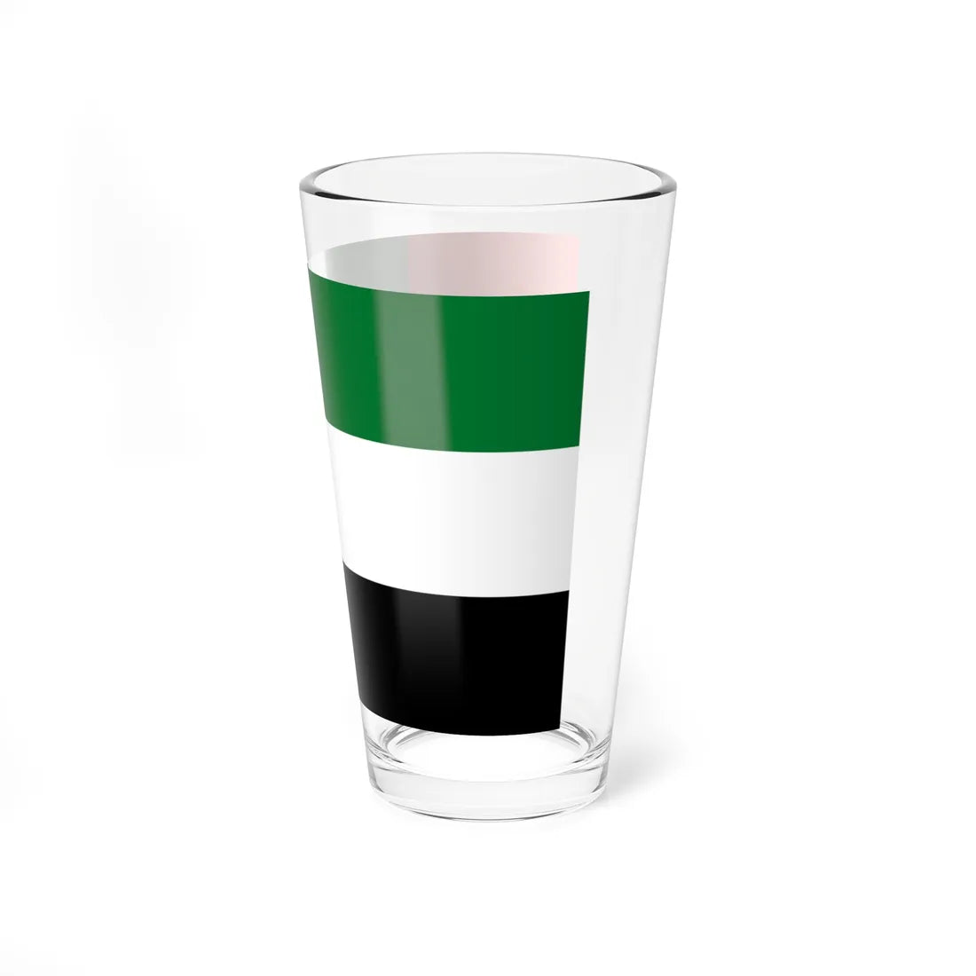 Flag of the United Arab Emirates 3-2 (United Arab Emirates) Pint Glass 16oz - Go Mug Yourself