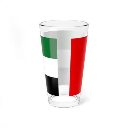 Flag of the United Arab Emirates (United Arab Emirates) Pint Glass 16oz - Go Mug Yourself
