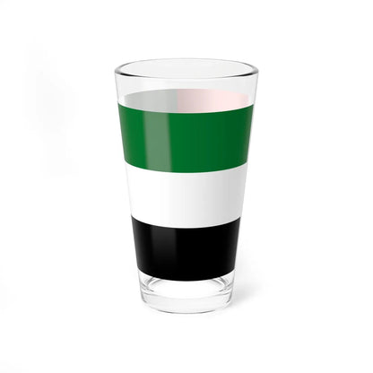 Flag of the United Arab Emirates (United Arab Emirates) Pint Glass 16oz - Go Mug Yourself