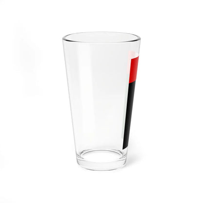 Flag of the United Arab Emirates vertical (United Arab Emirates) Pint Glass 16oz - Go Mug Yourself