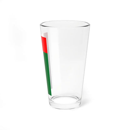 Flag of the United Arab Emirates vertical (United Arab Emirates) Pint Glass 16oz - Go Mug Yourself