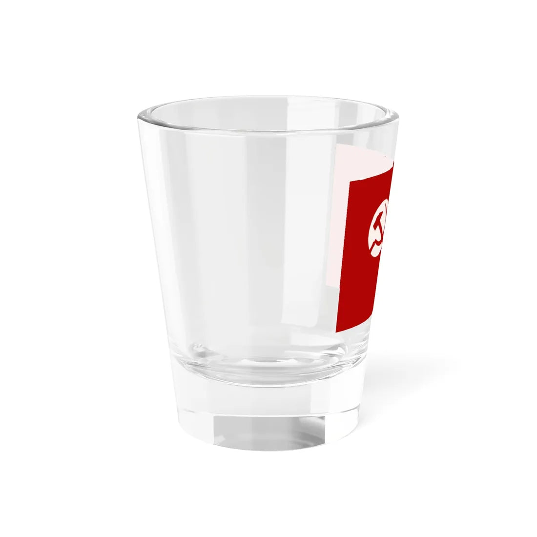 Flag of the United Communist Party (Russia) Shot Glass 1.5oz - Go Mug Yourself